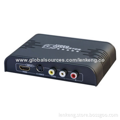 New Composite and HDMI + Stereo Audio to HDMI 1080P Converter, Color Eye technology, Full HD 1080P